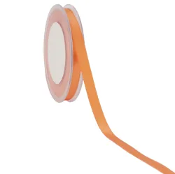 Double Faced Satin Ribbon; Light Orange